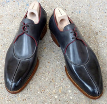 Load image into Gallery viewer, Men Black Split Toe Whole Cut Shoes,Men&#39;s Dress Shoes
