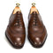 Handmade Brown Leather Wing Tip Shoe - leathersguru