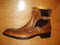 Bespoke Tan Chelsea Leather Buckle Boot - leathersguru