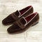 Men's Brown Penny Slip On Men Shoes - leathersguru