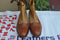 Handmade Men's Ankle Leather Suede Cap Toe Tan Brown Button Top Boot - leathersguru
