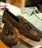 Bespoke Brown Suede Tussle Loafer Shoes For Men's - leathersguru