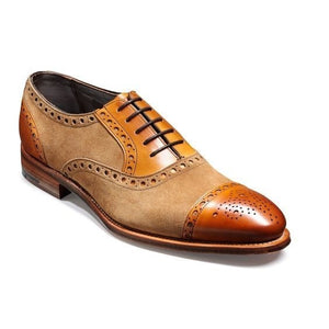 Brogues Cap Toe Customized Multi Color Genuine Leather Oxford Lace Up Men Shoes