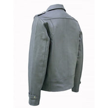 Load image into Gallery viewer, Fashion Grey Leather Jacket for Men
