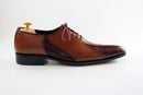 Handmade Men's Leather Tan Brown Casual Shoes - leathersguru
