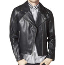 Handmade Mens Fashion Leather Biker Jacket - leathersguru