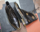 Handmade Ankle High Lace Up Boot, Men's Vintage Leather Boot
