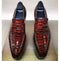 Handmade Men Alligators Leather Shoes, Men Crocodile Leather Shoe, moccasin shoe