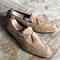 Handmade Suede Leather Tassel Loafer Shoes For Men's, Formal Suede Shoes, dress leather slip on moccasin beige color