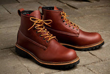 Load image into Gallery viewer, Handmade Tire Sole Digger Brown Ankle High Leather Boots Men

