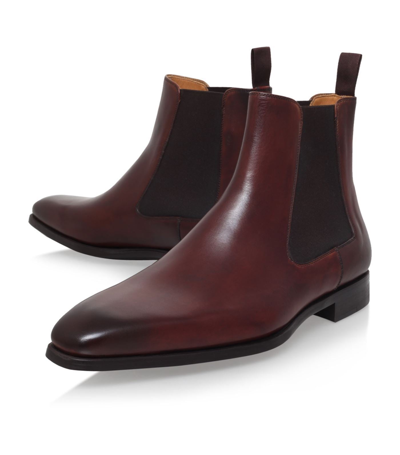 Fashion Maroon Color Chelsea Boot Men Formal Boot Ankle Boots | leathersguru