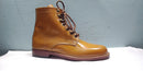 Tan Lace Up Pure Leather Ankle Boot For Men's