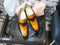 Men's Tan Brown Slip On Moccasin Shoes - leathersguru