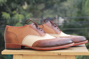 Bespoke Leather Oxford Shoe for Men's - leathersguru