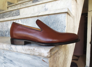 Bespoke Burgundy Leather Shoe for Men - leathersguru