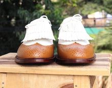 Load image into Gallery viewer, Handmade Fringe leather slippers for men&#39;s - leathersguru
