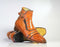 Handmade Tan Leather Zip Buckle Up Boots For Men's - leathersguru