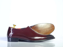 Load image into Gallery viewer, Bespoke Burgundy Leather Chelsea Shoe for Men - leathersguru
