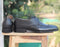 Handmade Black Pebble leather split Toe Shoe - leathersguru