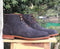 Handmade Black Suede Ankle Boot - leathersguru