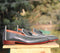 Bespoke Gray White Leather Tussle Loafer Shoe for Men - leathersguru