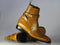 Handmade Tan Leather Jodhpurs Ankle Boot - leathersguru