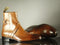 Handmade Ankle High Brown Jodhpurs Leather Boot - leathersguru
