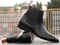 Bespoke Ankle High Black Chelsea Leather Boot - leathersguru