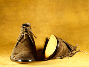 Men's Brown Chukka Boot,Bespoke Stylish Party Boot