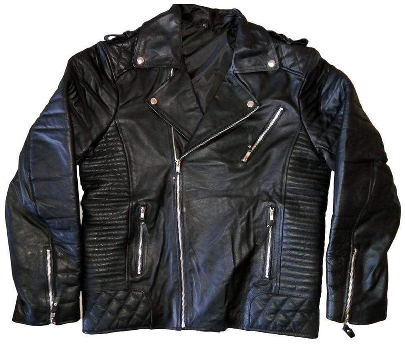 Men Leather Jacket Original Leather Classic Black Fashion Leather Jacket - leathersguru