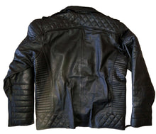 Load image into Gallery viewer, Men Leather Jacket Original Leather Classic Black Fashion Leather Jacket
