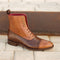 Men,s Handmade Brown Tan Ankle Boots, Men,s Lace up Ankle Boot, Men Leather Boot