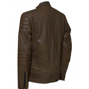 Men's Sheepskin Quilted Leather Jacket