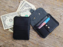 Minimalist Leather Wallet, Men Minimalist wallet Women Wallet, Minimalist Wallet Black Men Slim Wallet, Leather TACTICAL CARD HOLDER - leathersguru