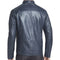 NEW HANDMADE Mens Navy Blue Leather Jacket, Men Biker Leather Jacket, Blue Leather Jacket Men