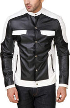 Load image into Gallery viewer, Men&#39;s Genuine Lambskin Leather Jacket Biker Motorcycle jacket - leathersguru
