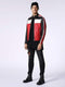 Men's Genuine Leather Jacket Multi-color Black white red Slim fit Biker - leathersguru