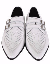 Load image into Gallery viewer, New Handmade Men&#39;s White Leather Duckies Monk Strap Loafer Shoes
