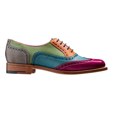 Load image into Gallery viewer, New Handmade Men&#39;s Wing Tip Multi-color Leather Dress Lace Up Shoes
