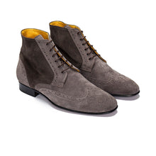 Load image into Gallery viewer, New Handmade men high ankle shoes, Cowhide leather shoes for men
