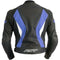 RST R-16 Leather Sports Race Motorcycle Motorbike Jacket - Blue - CE Armour
