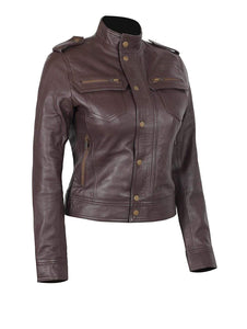 Rise of The Tomb Raider Lara Croft Women's Brown Leather Jacket - leathersguru