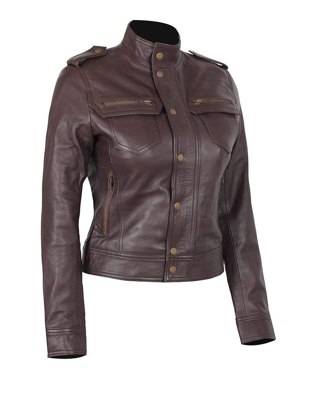 Rise of The Tomb Raider Lara Croft Women's Brown Leather Jacket - leathersguru
