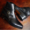 Handmade Ankle High Black Jodhpurs Leather Boot - leathersguru