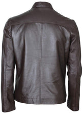 Load image into Gallery viewer, White Red Stripped Le Man Grand Prix Gulf Steve McQueen Leather Jacket - leathersguru
