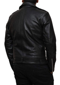 The Walking Dead Negan Jeffrey Dean Morgan Black Real Leather Jacket - leathersguru