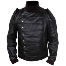 Load image into Gallery viewer, WINTER BUCKY VEST JACKET REMOVEABLE ARMS AVAILABLE GENUINE LEATHER
