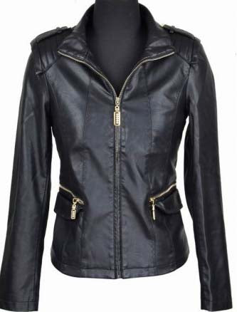Women black leather Jacket front zipper, women Stylish Black biker Leather Jacket, women Leather Jacket