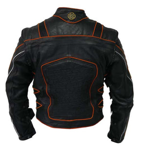 X-Men 3 The Last Stand Wolverine Motorcycle Replica Leather Jacket