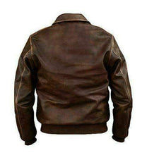 Load image into Gallery viewer, Indiana Jones Vintage Brown Leather Jacket Men - leathersguru
